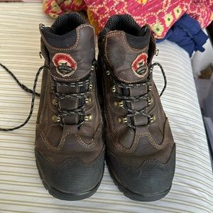 Size 10 Irish setter work boots worn but have a lot of life left